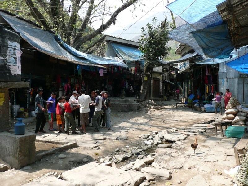 Dorpsplein Arkhet - Gorkha