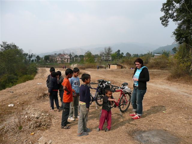 fietsen bij Sankhu