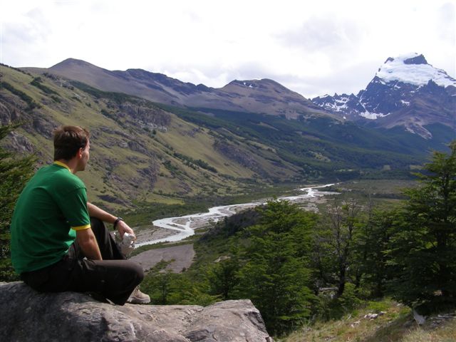 Arno in Los Glaciares park, El Chalten