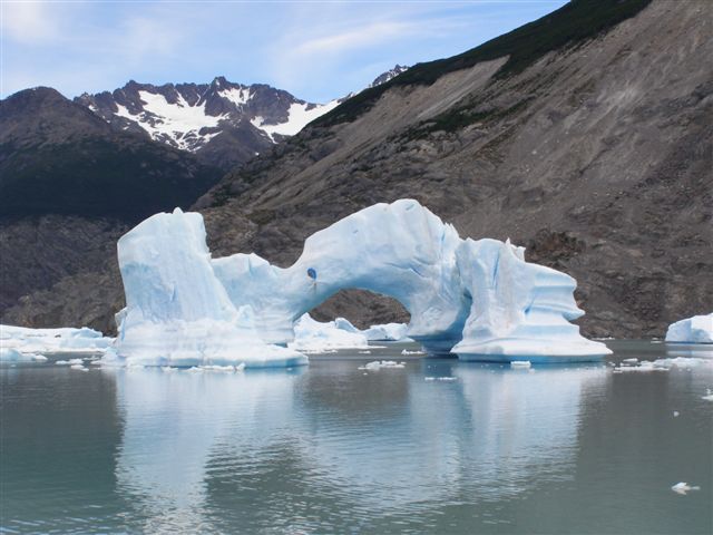 boottocht bij El Calafate, Patagonie