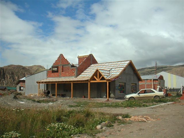 onze feestlokatie in El Chalten - oud en nieuw