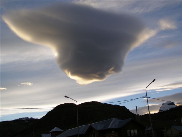 mooie wolken in Patagonie
