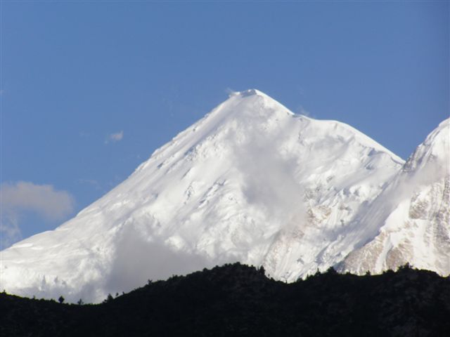 Tilicho peak vanaf Jomsom