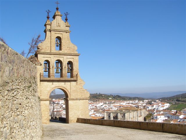 Poort van kasteel in Aracena